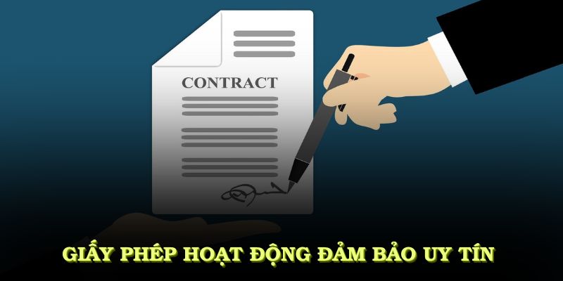 Giấy phép hoạt động đảm bảo uy tín và minh bạch cho Bet88