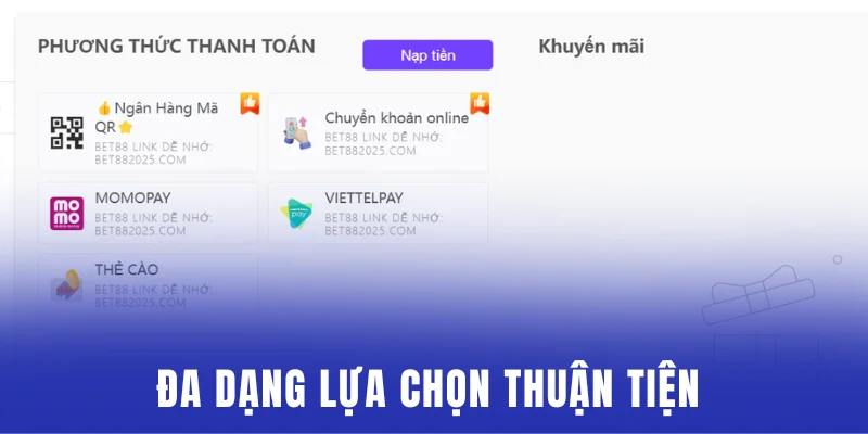Đa dạng lựa chọn thuận tiện cho người Việt